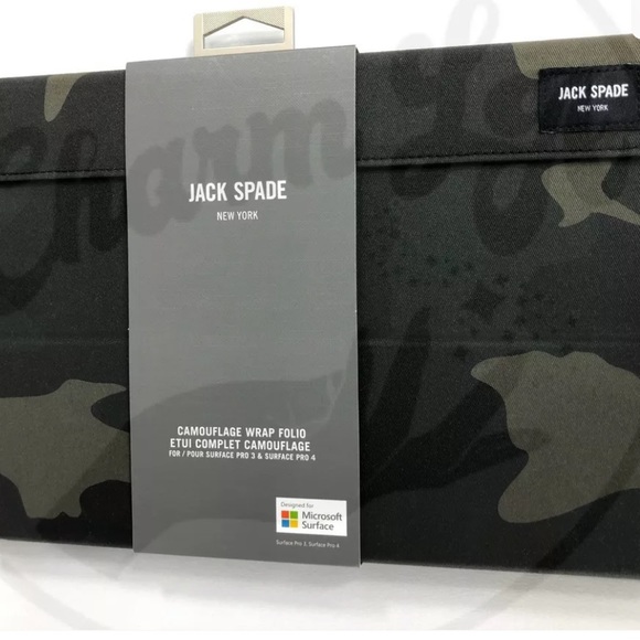 Jack Spade Other - Jack Spade Surface Pro 3 & 4 Camo Wax Twill Folio